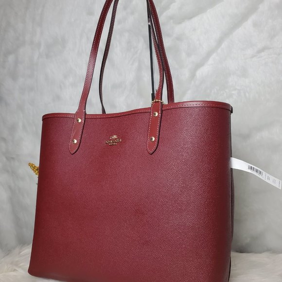 COACH REVERSIBLE CITY TOTE WITH ANIMAL PRINTS - Picture 6 of 8